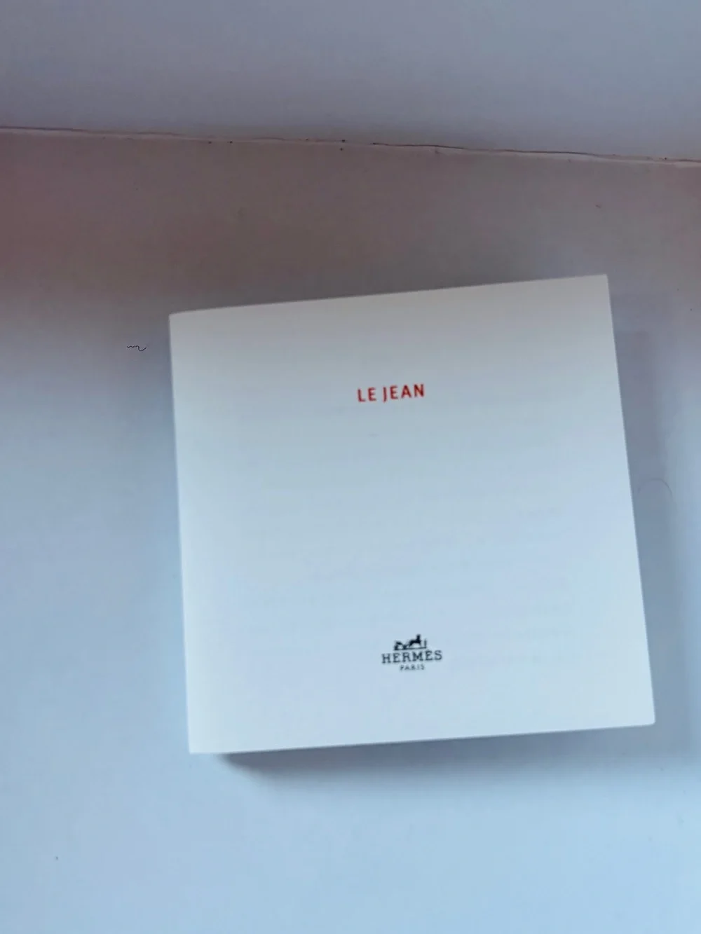 Hermès Paris Orange Shoe Box Ribbon Le Jean Care Booklet Packaging